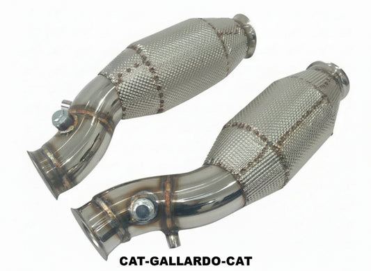 Top Speed CAT-GALLARDO-CAT left and right shielded converters with pipe connections