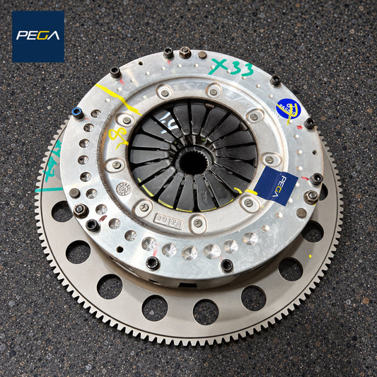 Aston Martin V12 clutch assembly service example on the PEGA background