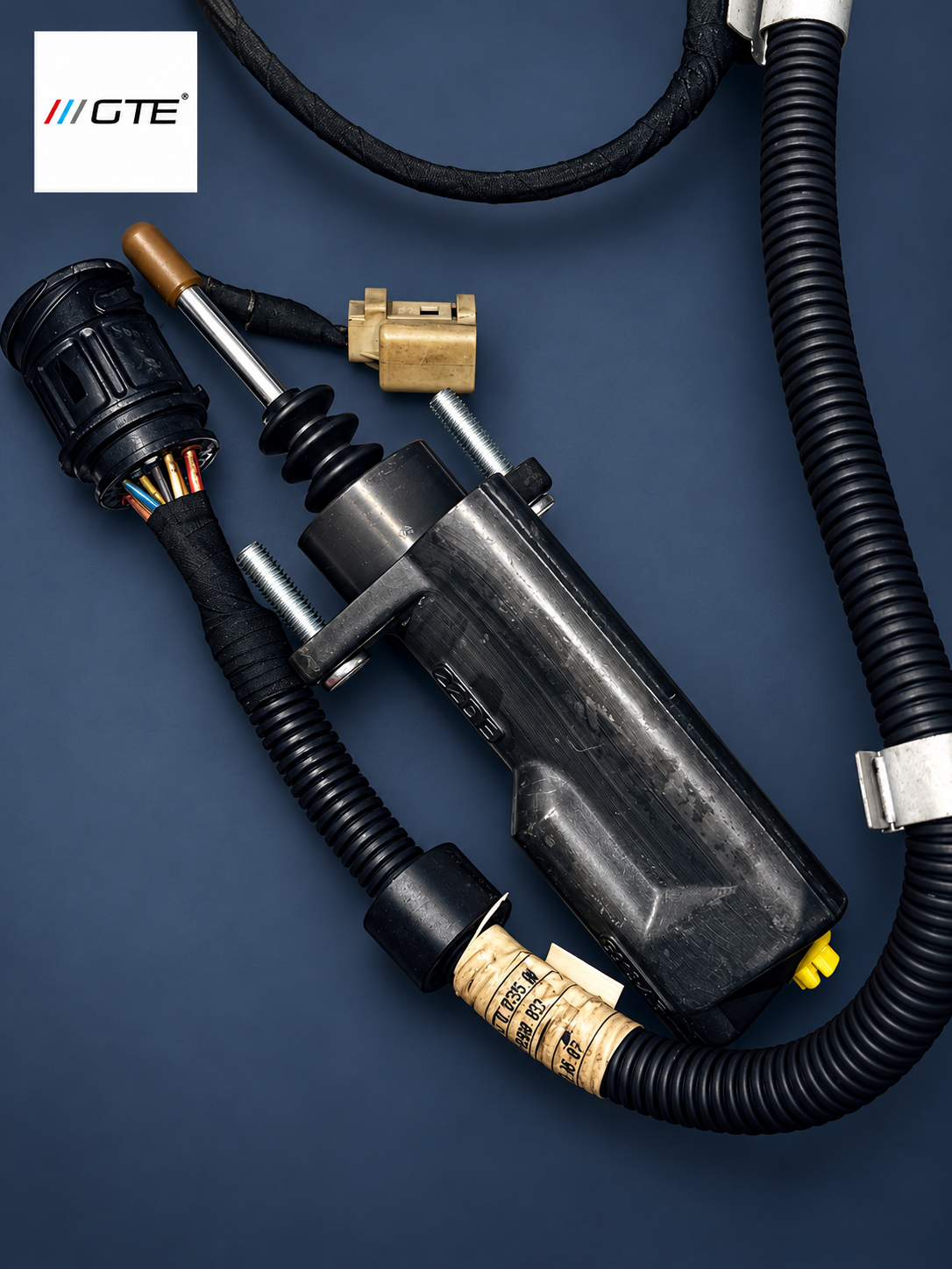 21542282998 BMW M5/M6 SMG III system reference: slave cylinder and wiring harness detail