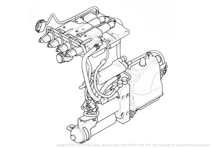21542282998 BMW M5/M6 SMG III system reference: BMW SMG hydraulic unit exploded parts diagram