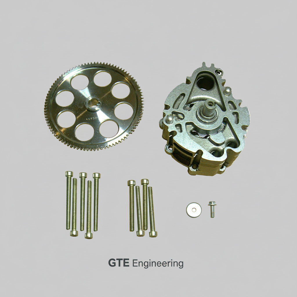 New OEM Getrag 7DCL750 Clutch Control Pump with Gear and Hardware