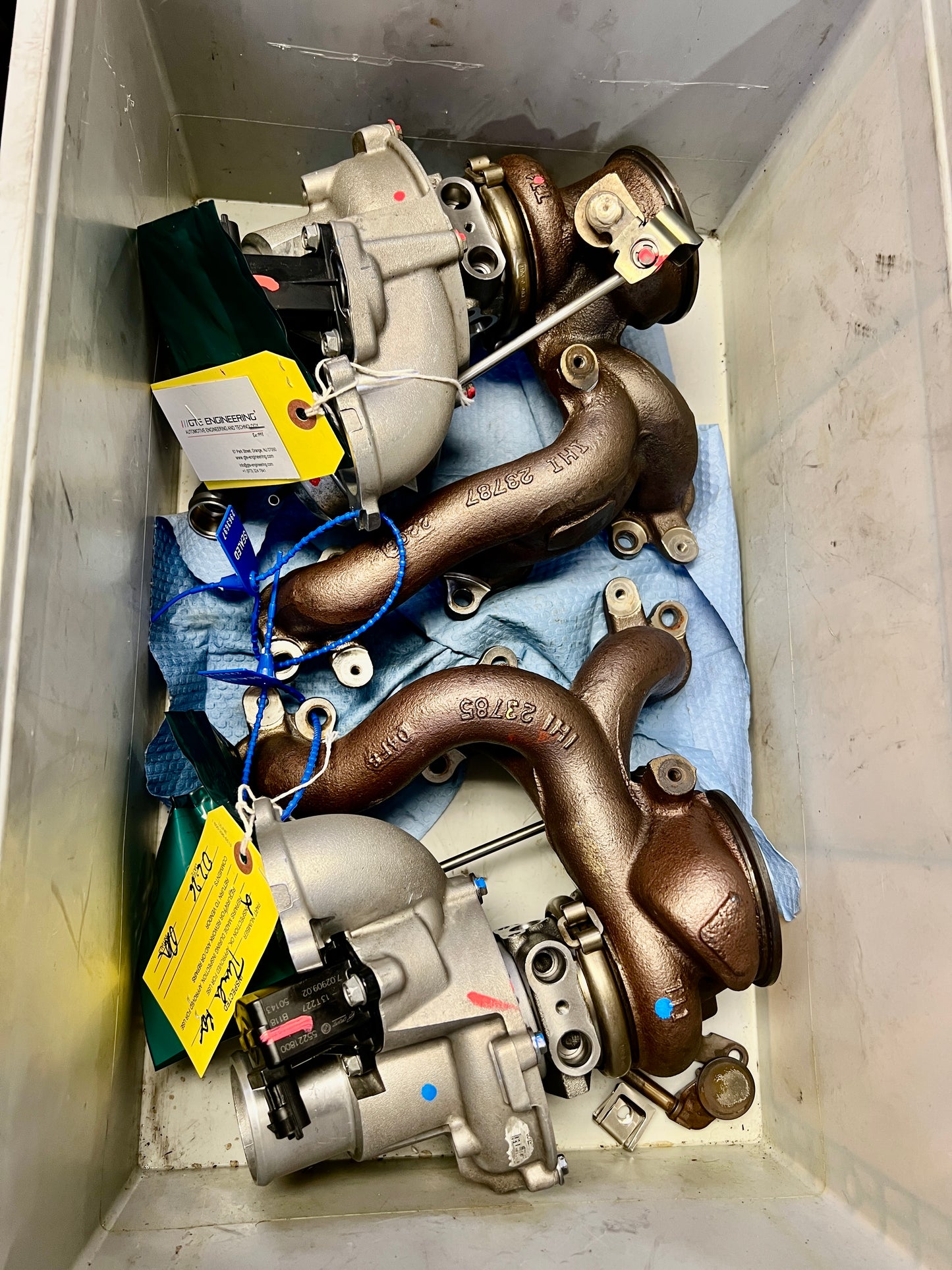 Maserati Turbocharger Rebuild Service – Part No. 837670 & 297712 (Left / SX)