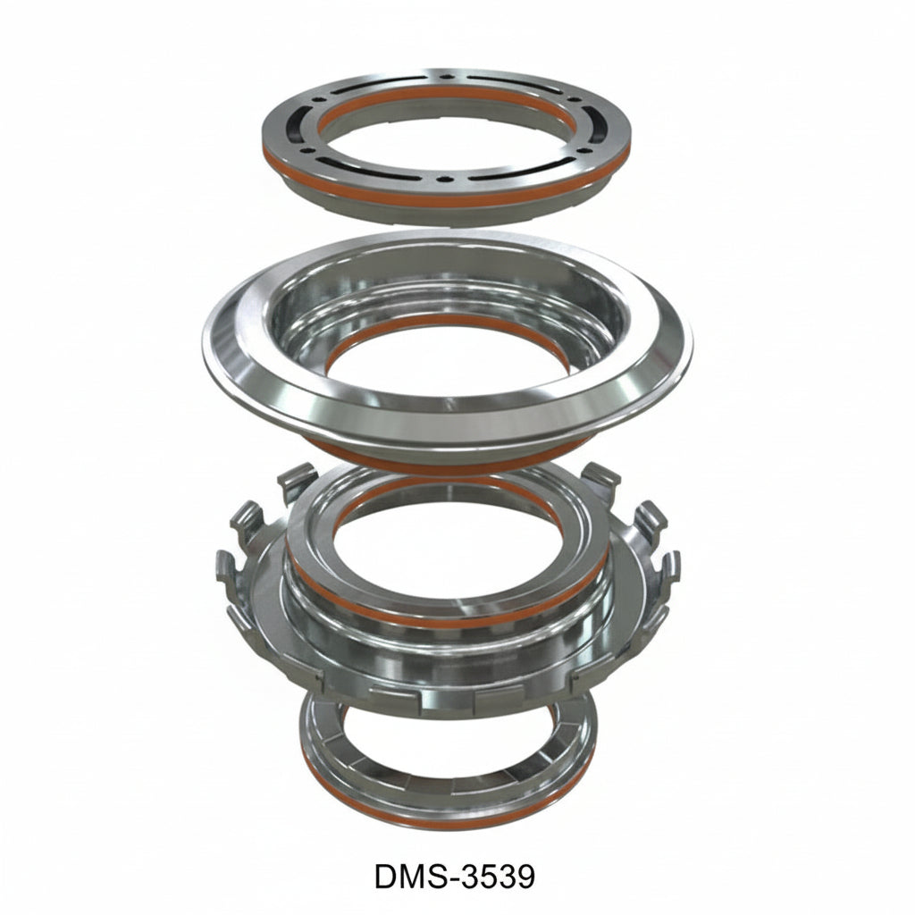 Original Dodson DMS-3539 illustration showing the two clutch pistons and retainers with the printed manufacturer reference.