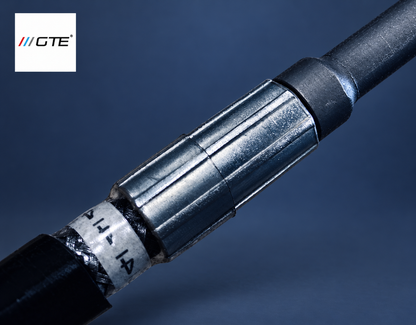 GTE hydraulic hose crimp sleeve, shared workmanship detail