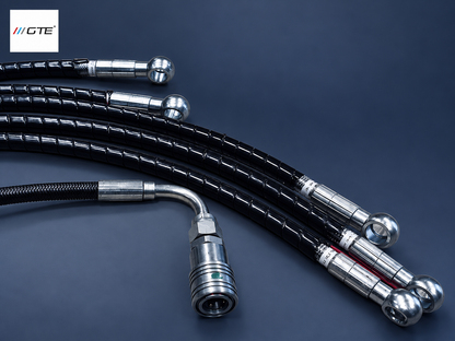 GTE hydraulic hoses and quick connector, shared workmanship example