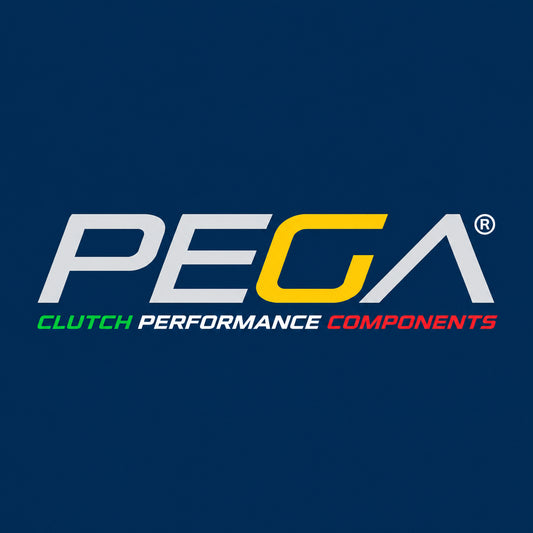 PEGA Clutch registered logo with performance-components wording